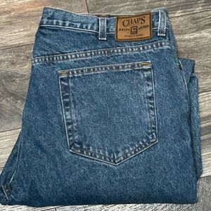 Chaps Ralph Lauren Men's Relaxed Blue Jeans